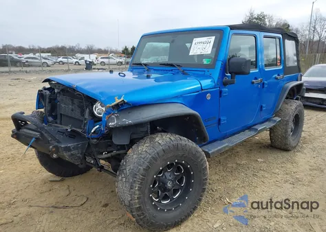 2016 Jeep Wrangler Unlimited Sport from USA, damaged, VIN 1C4BJWDGXGL119537